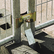 Auf die Basis kommt es an: Bauzäune richtig sichern