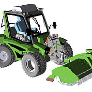 Tochterunternehmen e-Grip GmbH widmet sich der Entwicklung elektrisch angetriebener Hanggeräteträger