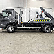 Daimler FUSO und Jotha pr&auml;sentieren ersten Absetzkippaufbau auf einem Elektro-Lkw