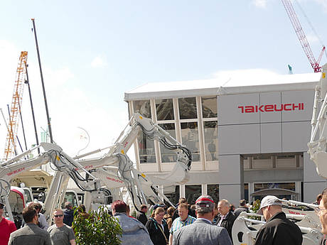 Takeuchi-Neuvorstellung auf der bauma