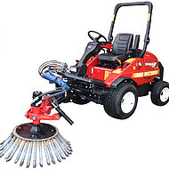 Shibaura CM314 und CM374 Frontm&auml;her mit Wildkrautb&uuml;rste