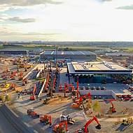 Kiesel er&ouml;ffnet Coreum: Das neue pulsierende Herz der Baumaschinenbranche