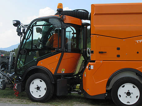 Trilety-Kleinkehrmaschine mit neuem Kesselkonzept