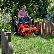 Zero-Turn-M&auml;her: auf der Stelle schneller