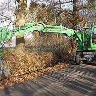 Mit dem Atlas Kurzheck-Mobilbagger werden in Norderstedt Aufgaben schneller erledigt