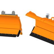 Schneepflug G9 inklusive ZAG-Control-Steuerung