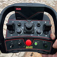 Hammer-Bohrlafette im Sprengeinsatz