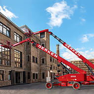 Umweltfreundlich in mehr als 40 Meter H&ouml;he arbeiten 