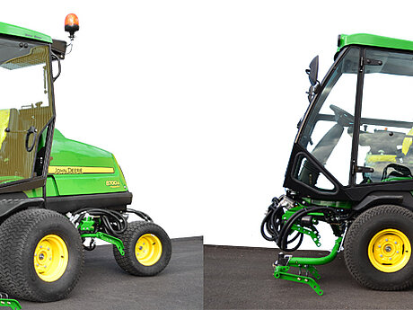Neue Kabine f&uuml;r John Deere Fairway-M&auml;her