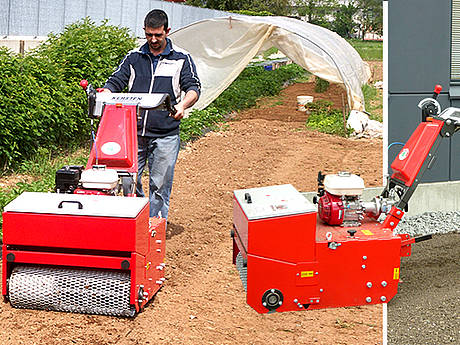 Kersten-Rasenbaumaschinen: drei Schritte in einem Arbeitsgang