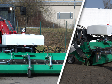 Robustes Einsteigermodell: Neue Frontkehrmaschine FKM 1000 erg&auml;nzt das Produktsortiment