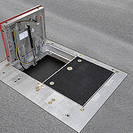 Rutschhemmend und leicht: Granulat-Beschichtung f&uuml;r Schachtabdeckungen