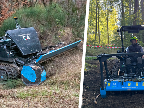 Neue Mulchraupe TMU40 von C4 mit Alleinstellungsmerkmal