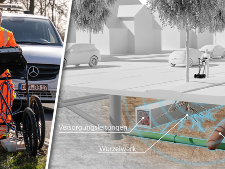 Baugrund-Sondierung mit dem Bodenradar