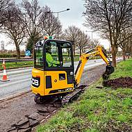 JCB-Minibagger z&auml;hlen zu den sichersten am Markt