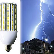 euroLighting: &Uuml;berspannungsschutz in LEDs sch&uuml;tzt Stra&szlig;enlampen vor Blitzeinschl&auml;gen 