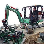 Neuheit: Mini-Mobilbagger HW18 von Hunklinger &ndash; agile Effektivit&auml;t