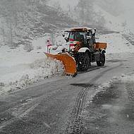 Dauerschnee im Alpenraum: Fu&szlig;Trac spielt seine St&auml;rken im Winterdienst aus
