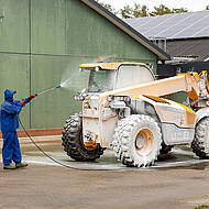 Ressourcenschonendes Schaum- und Desinfektionsgerät