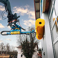 Effektive Fassadenreinigung mit dem mobilen WallCleaner