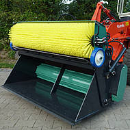 Hunklinger Pflasterverfuger-Station PVS-01: Absanden &ndash; Verfugen &ndash; Abkehren 