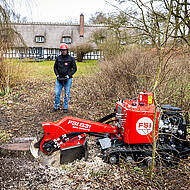 Komfort und Präzision: neue FSI-Stubbenfräse B31-980 REMOTE