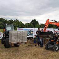 Kiesel zeigte Maschinen und Anbauger&auml;te auf der demopark in Eisenach