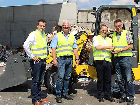 Wacker Neuson: Emissionsfrei arbeiten im Recycling 