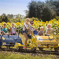 Mit ecotech-Kehrmaschinen Gehsteige von Schnee befreien