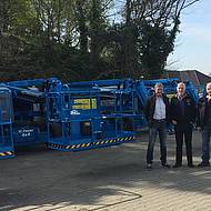 Genie H&auml;ndler NORBERT WIENOLD GMBH liefert zehn GENIE&reg; Z&trade;-45/25 J Gelenkteleskoparbeitsb&uuml;hnen aus 