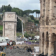 MJ 375: Höhenarbeiten zum Schutz eines historischen Wahrzeichens