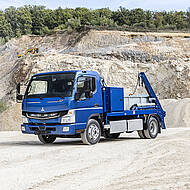 Starke Kombination: 7C18e eCanter mit vollelektrischem Absetzkipper-Aufbau 