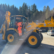 JCB 4CX Pro Sitemaster: erstmaliger Einsatz in der Gemeinde Lohberg