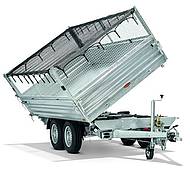 B&ouml;ckmann-Messehighlights 2018: Baumaschinentransporter, Hochlader und Dreiseitenkipper