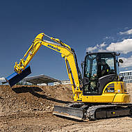 PC58MR-5E0  &ndash; der neue Minibagger von Komatsu