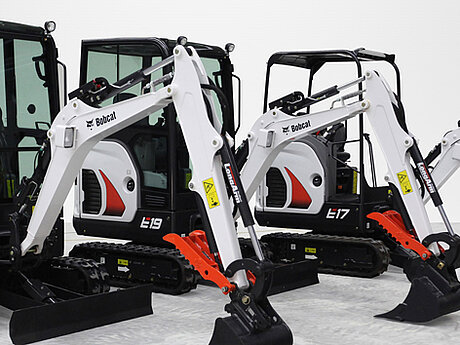 Neue 1-2 Tonnen Kompaktbagger von Bobcat