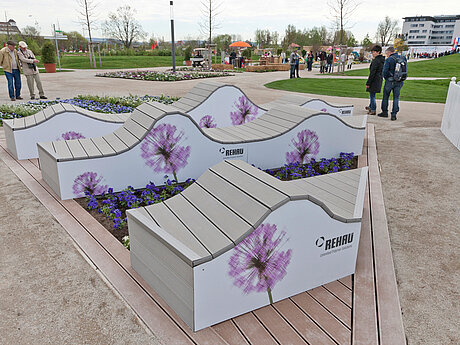 REHAU Materialkunst auf der Landesgartenschau Bamberg 2012