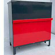 Neuer Akku-Lager- und Ladeschrank mit Brand-Unterdrückung