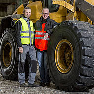 BKT Earthmax SR 53 &uuml;berzeugt im Recyclingeinsatz mit geringen Betriebskosten 