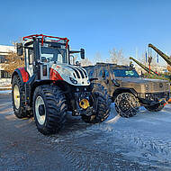 STEYR zeigt auf Fachmesse Einsatzm&ouml;glichkeiten seiner Traktoren weit &uuml;ber kommunale Aufgaben hinaus