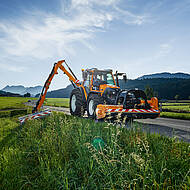 Saubere Straßen und Wege mit dem Stufenlosprogramm