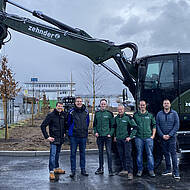 MX18G-Bagger: ideal f&uuml;r beengte Baustellen 