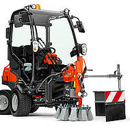 Husqvarna Profi-Wildkrautbürste für effiziente mechanische Wildkrautbekämpfung