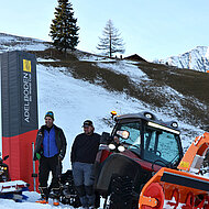 Erfolgreicher Einsatz des Aebi TT280 beim FIS Ski Welt Cup in Adelboden