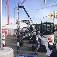Starkes Trio: Drei Bobcat-H&auml;ndler gemeinsam auf der Baumaschinenmesse Bern 