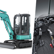 Neue Minibagger SK34SR-7 und SK39SR-7: hohe Leistung und Komfort