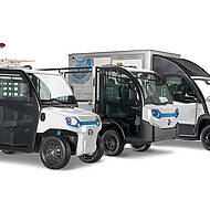 Verbesserte Goupil-E-Transporter auf der demopark