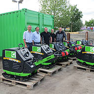 Bomag R&uuml;ttelplatten mit Economizer f&uuml;r die Gramenz Neubau GmbH 
