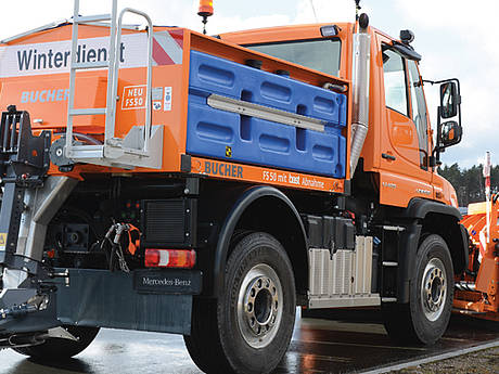 Winterdienst-Technik von Bucher Municipal auf der GaLaBau 2018