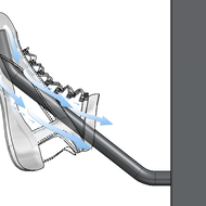 Speziell konstruierte Warmlufttrockner auf der GaLaBau 2024